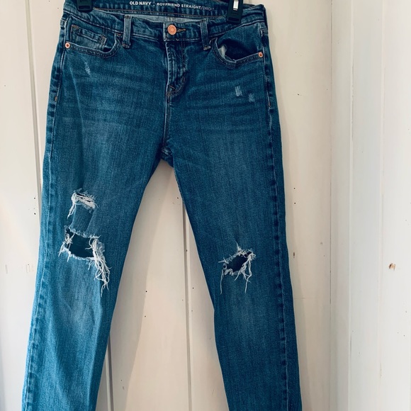 Boyfriend Straight Style Jeans - Picture 1 of 5